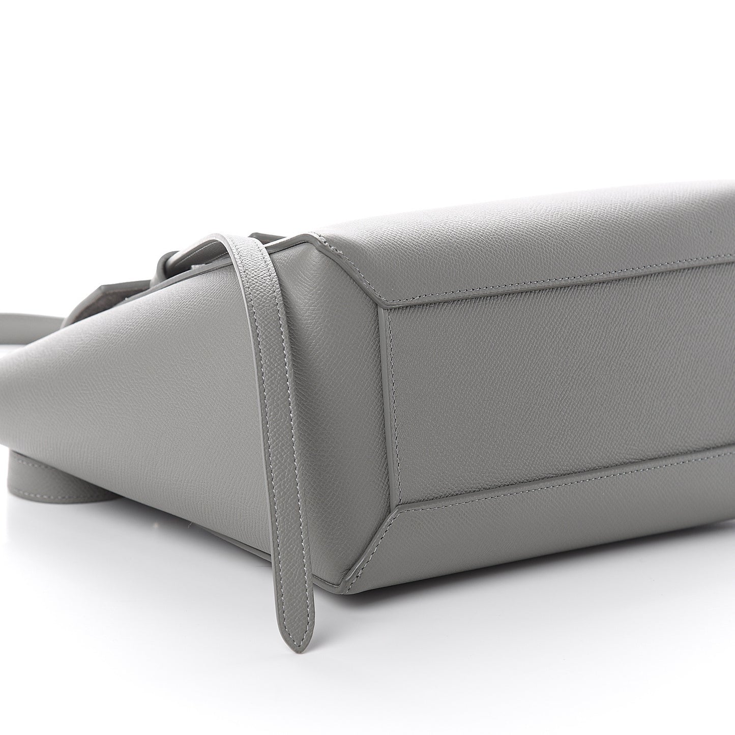 Grained Calfskin Micro Belt Bag Cloud