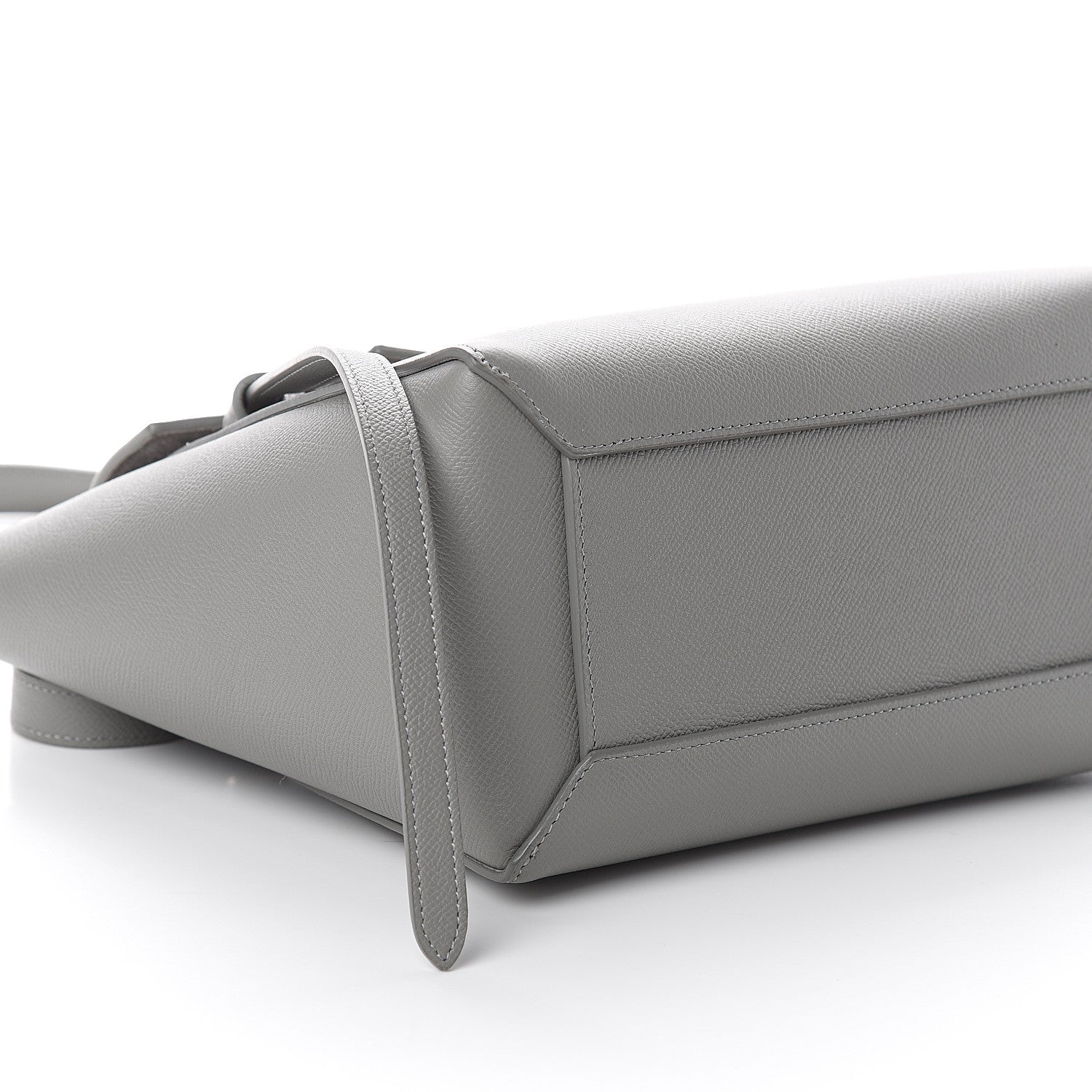 Celine Grained Calfskin Micro Belt Bag Cloud 7 of 8