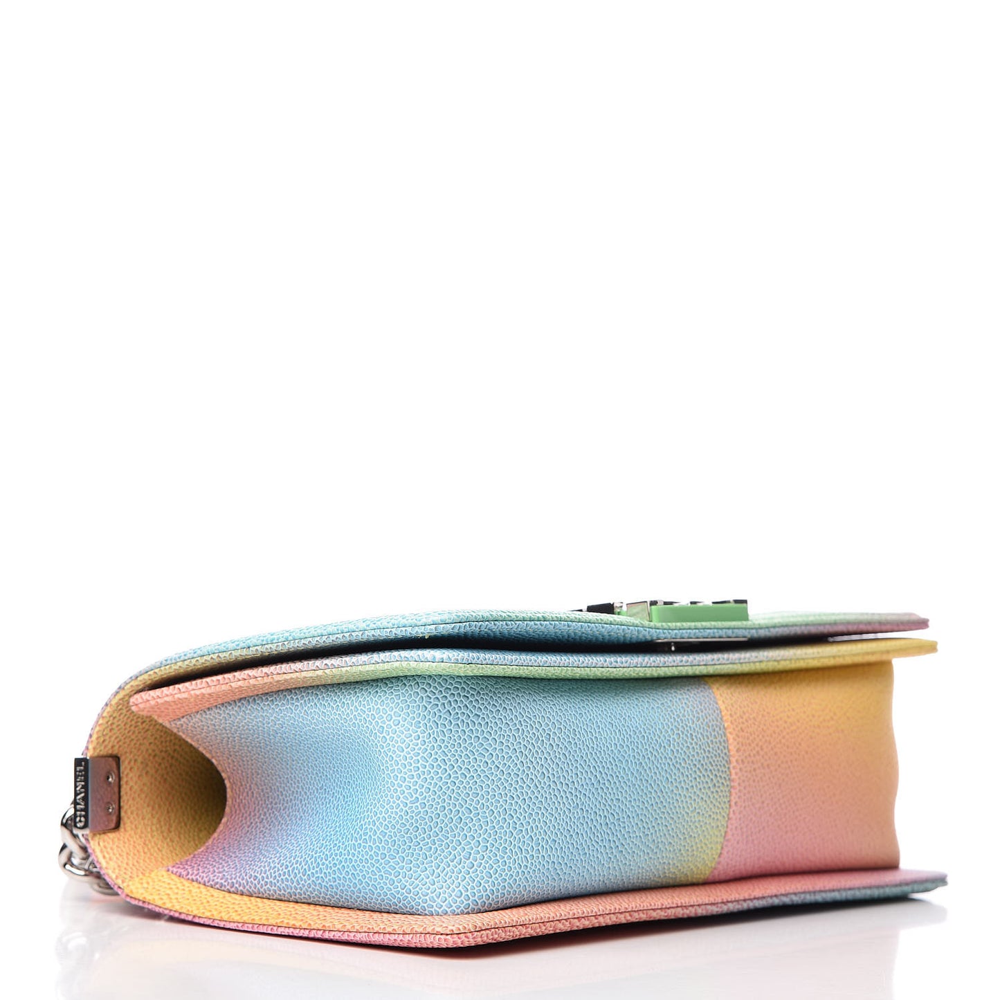 Caviar Quilted Medium Cuba Rainbow Boy Flap Multicolor