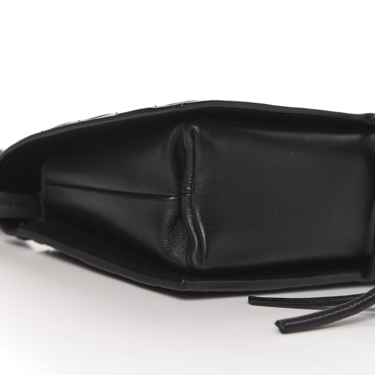 Nappa Intrecciato Crossbody Black