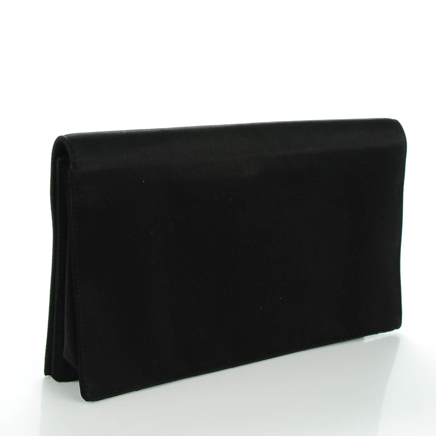 Satin Evening Clutch Black
