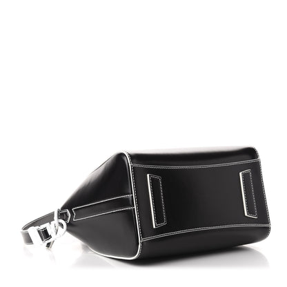 Givenchy Calfskin Contrast Topstitch Small Antigona Black White 4 of 10