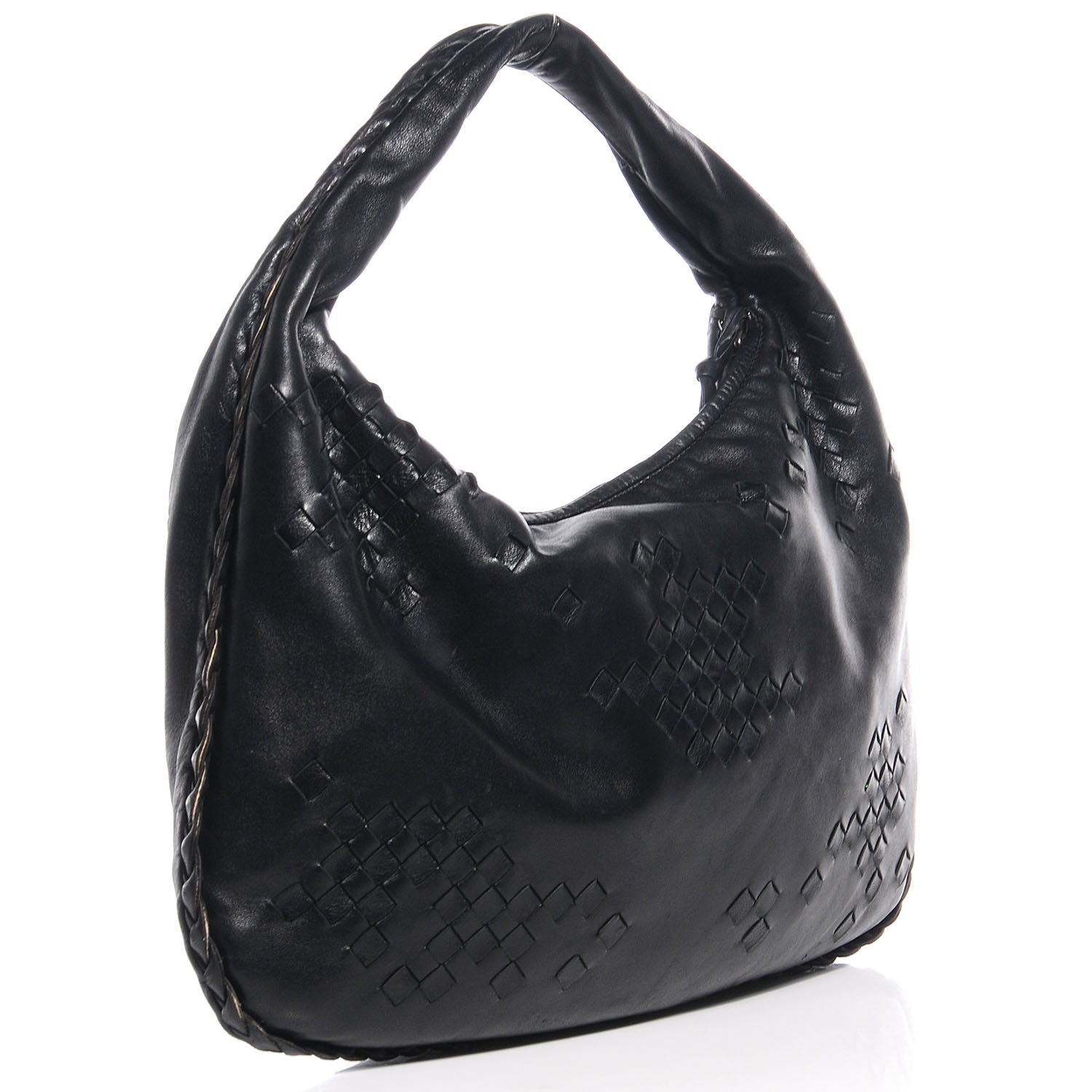 Bottega Veneta Nappa Intrecciato Medium Veneta Hobo Black 3 of 8
