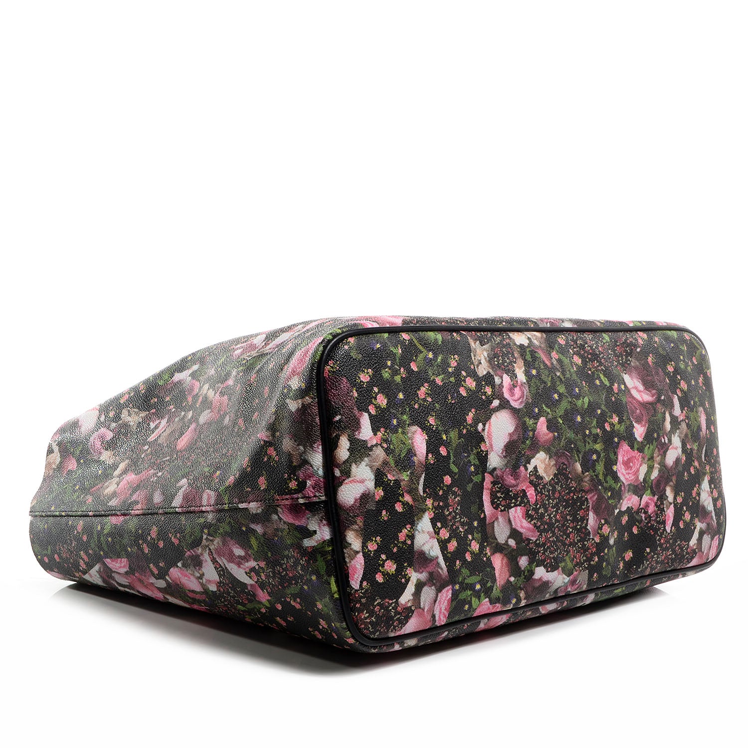 Givenchy Textured Coated Canvas Roses Camouflage Print Large Antigona Tote Black 4 of 10