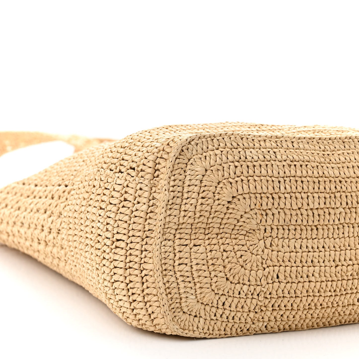 Raffia Monogram Hobo Naturale