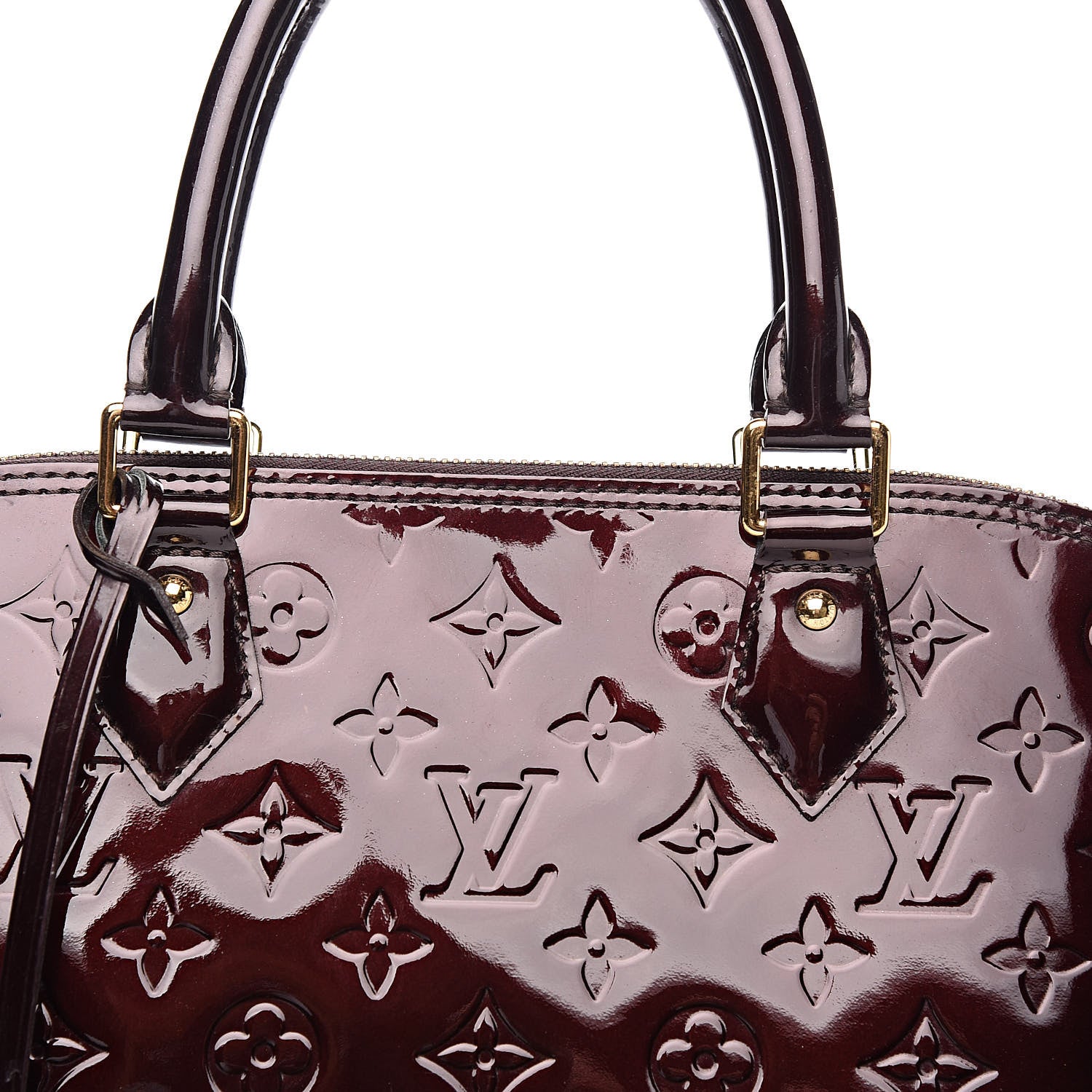 Louis Vuitton Vernis Alma GM Amarante 10 of 10