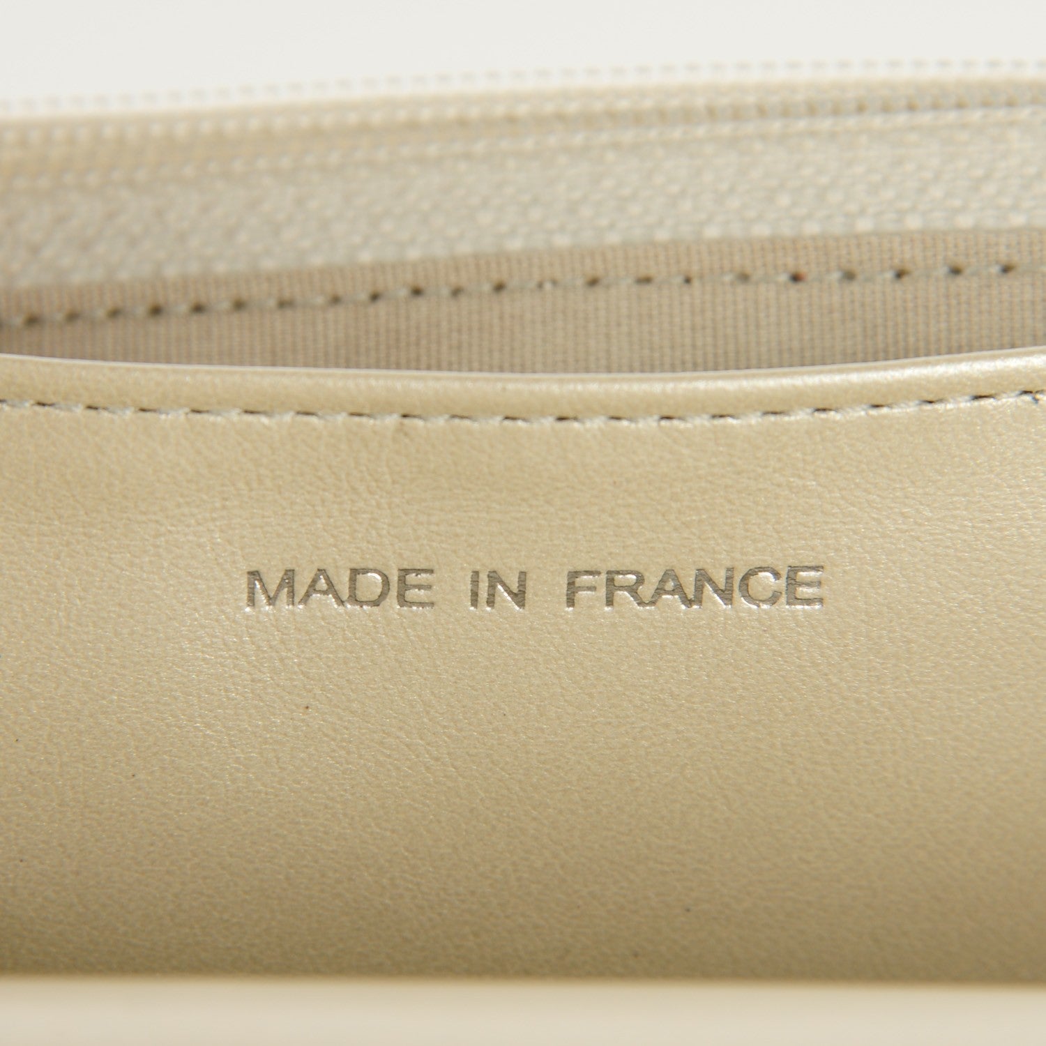 Chanel Caviar Sevruga Wallet on Chain WOC Silver 6 of 8