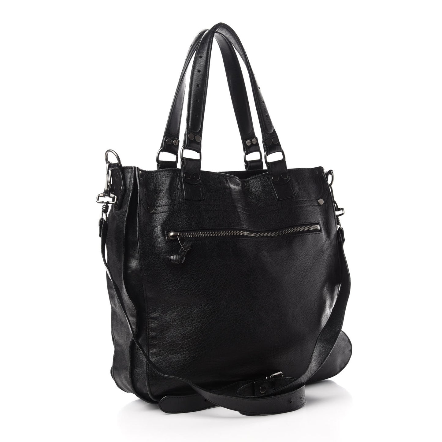Lambskin PS1 Tote Black
