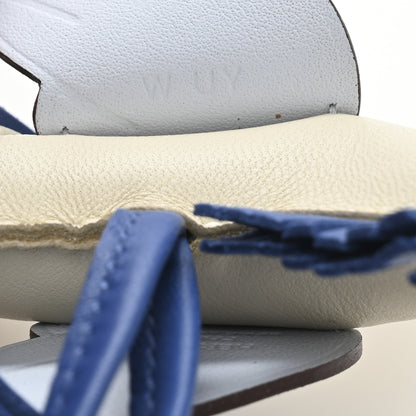 Hermes Milo Lambskin Grigri Rodeo Pegase Horse Bag Charm PM Craie Bleu De France Bleu Brume 4 of 5