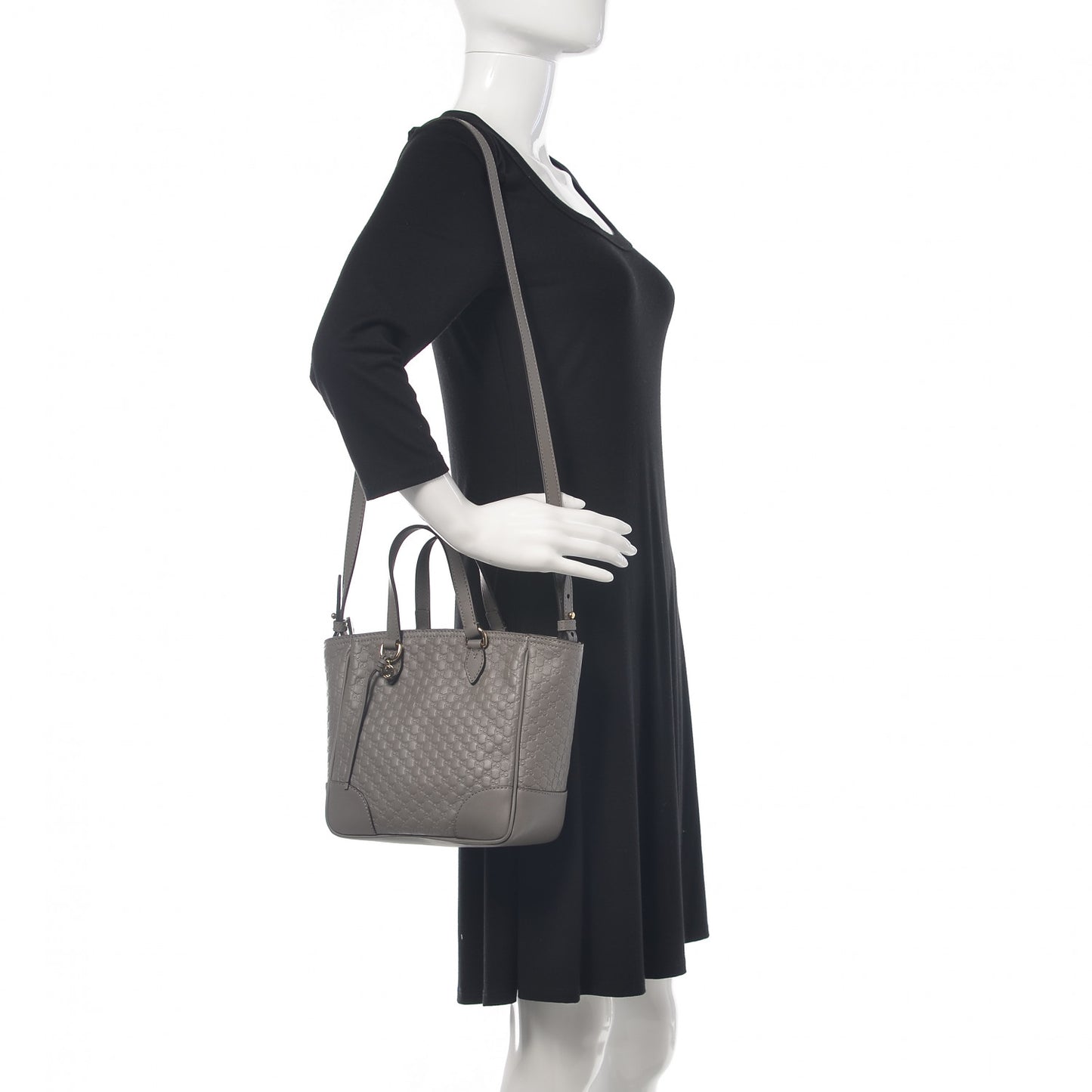 Microguccissima Small Bree Tote Graphite