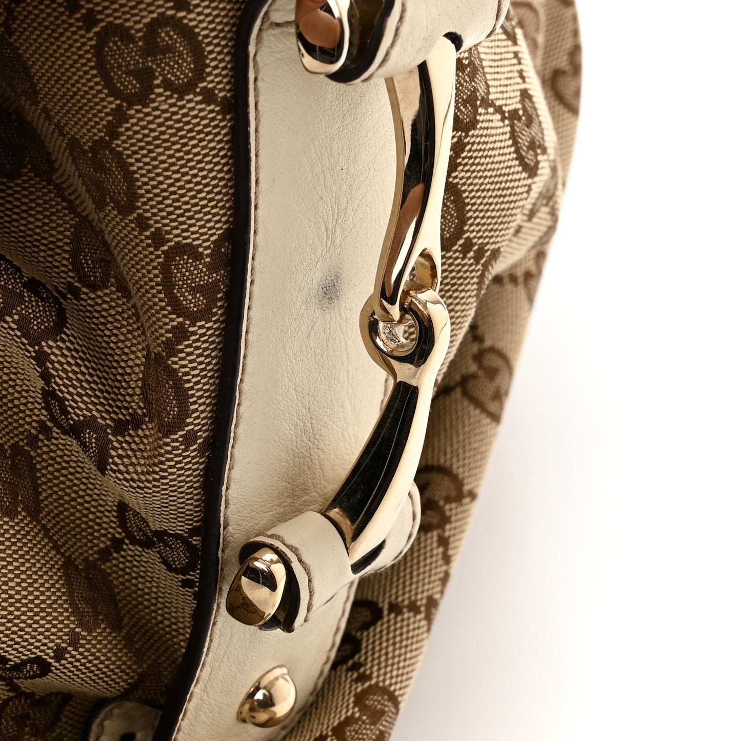 Monogram Small Pelham Shoulder Bag Off White