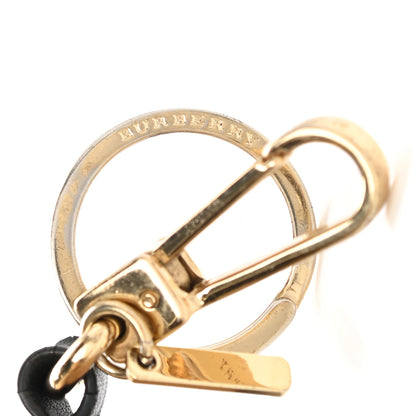 Burberry Cashmere Calfskin Thomas Bow Tie Teddy Bear Keychain Charm Archive Beige 6 of 6