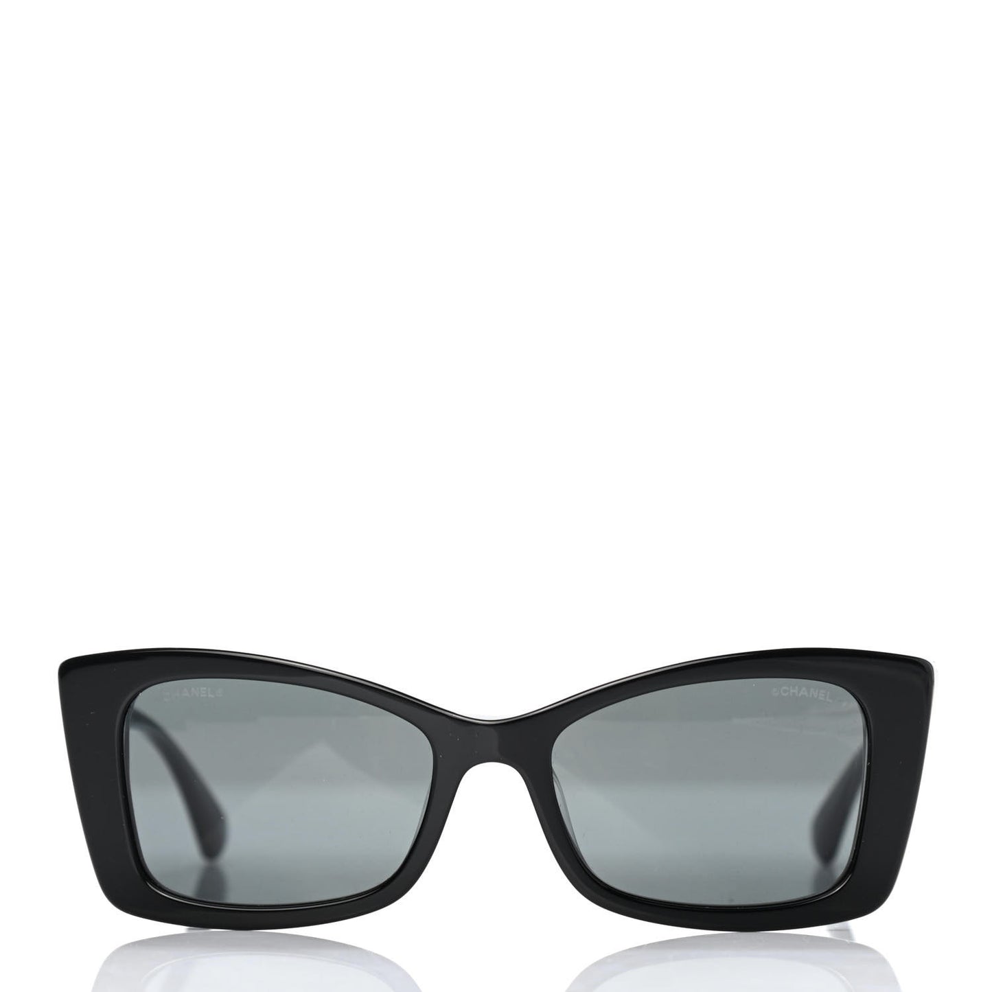 Acetate CC Rectangle Sunglasses 5430 Black
