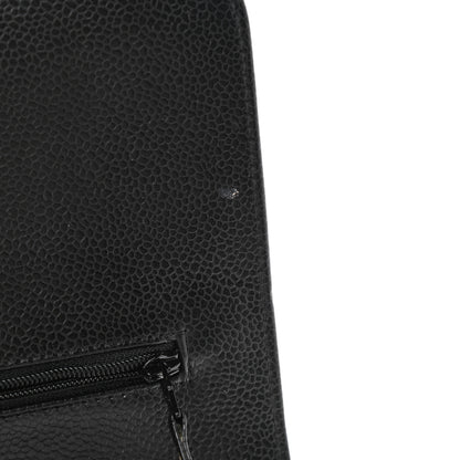 Chanel Caviar Quilted Jumbo Double Flap Black 11 of 11