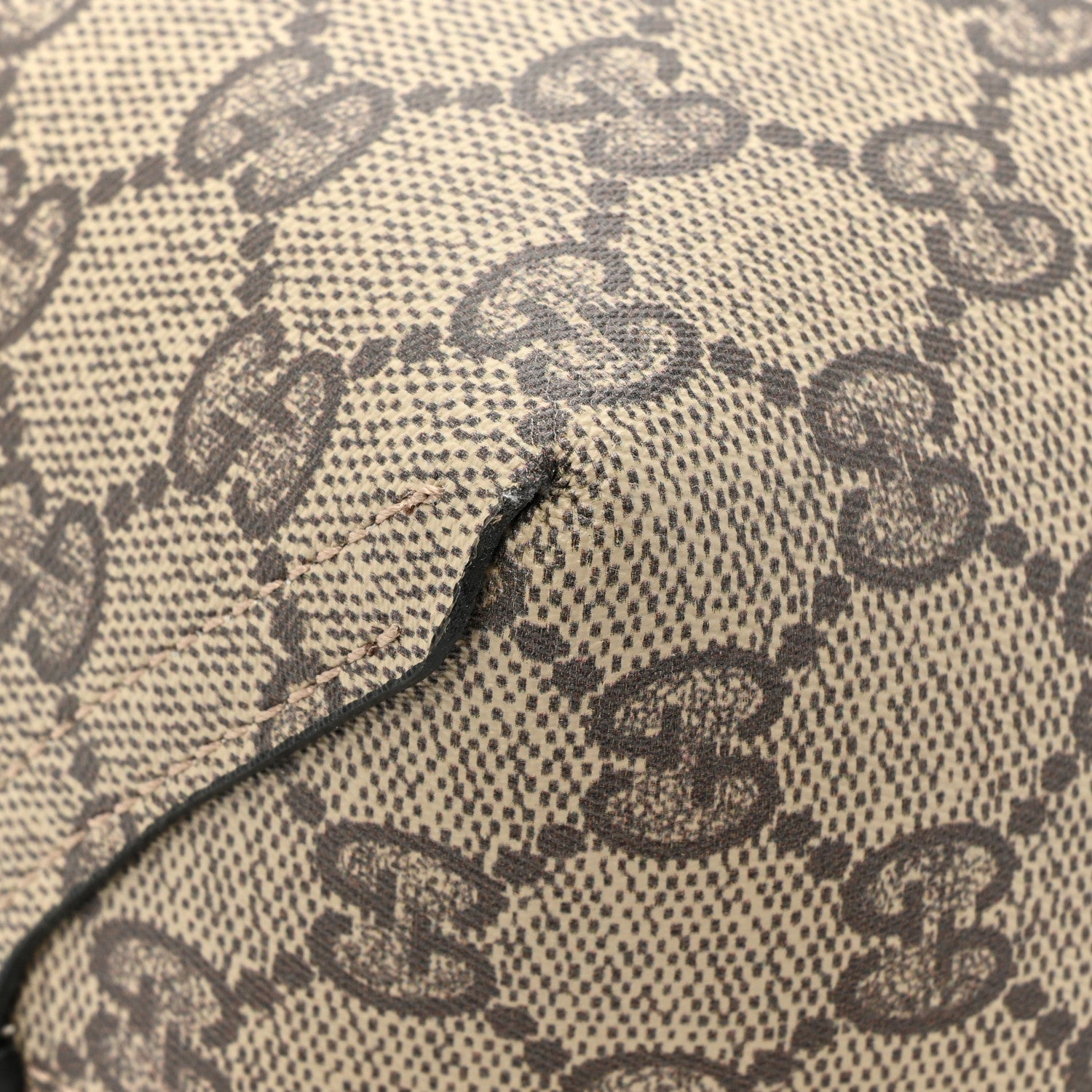 Gucci Calfskin GG Supreme Monogram Medium Reversible Tote Black 22 of 23