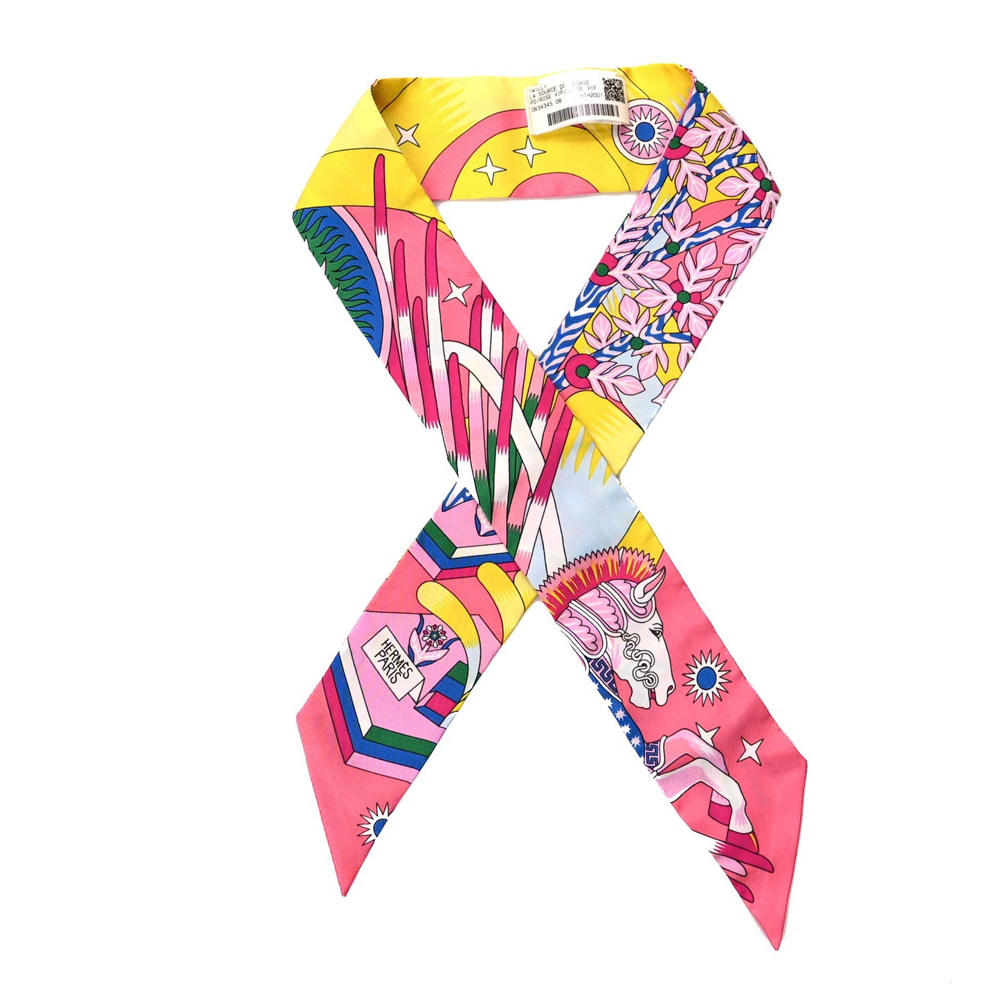 Silk La Source de Pegase Twilly Rose Vif Jaune Vif