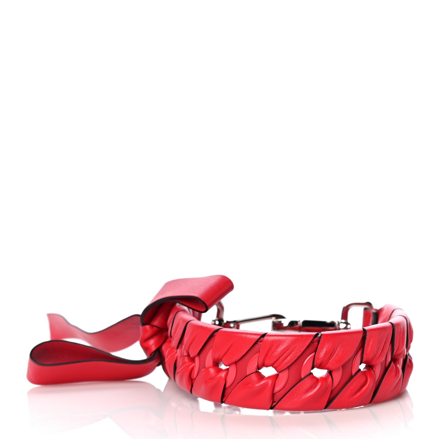 Vitello Liberty Shiny Nappa Lace Up Bow Mini Strap You Fiamma