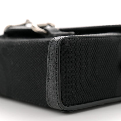 Gucci Monogram Jumbo GG Textured Dollar Calfskin Mini Horsebit 1955 Shoulder Bag Black 10 of 12