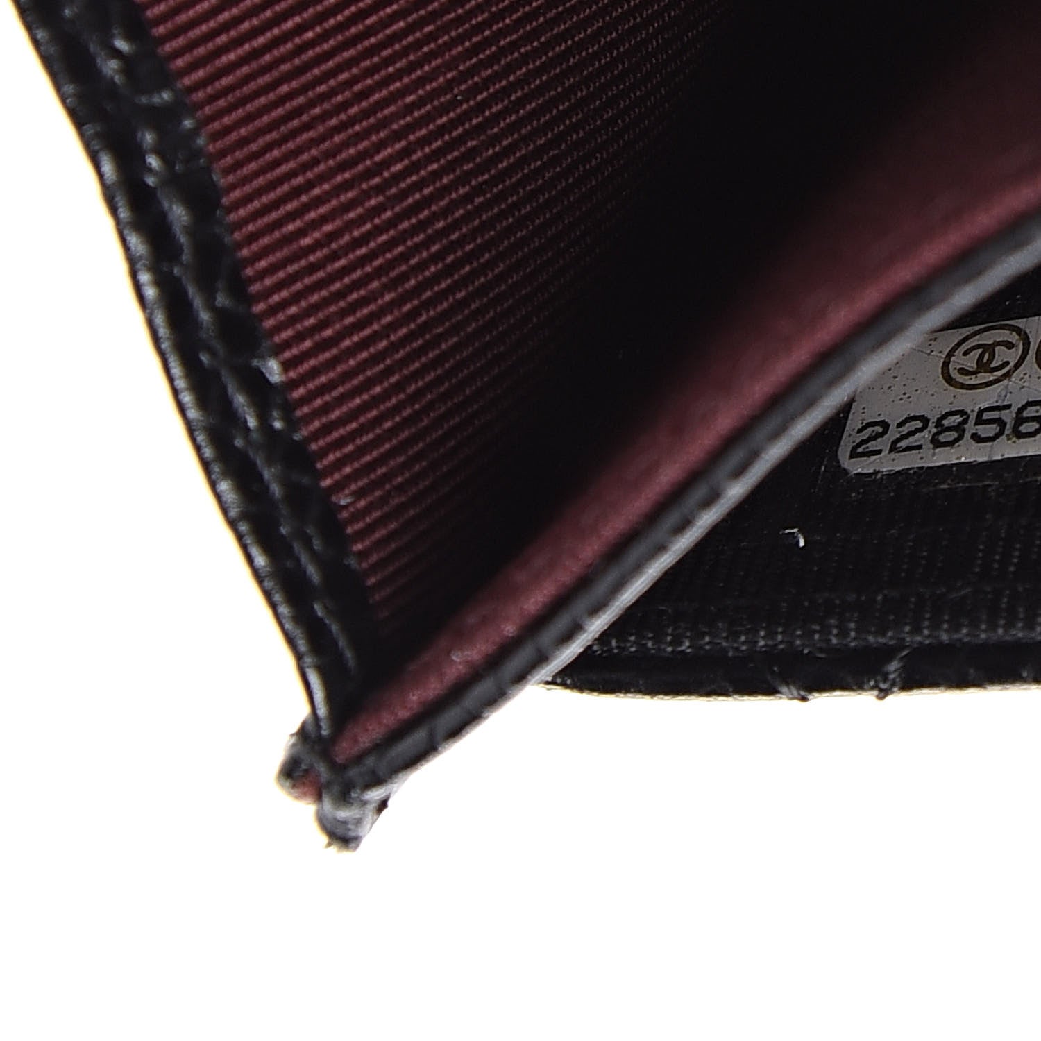 Chanel Caviar Quilted Flap Card Holder Black 8 of 10