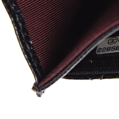 Chanel Caviar Quilted Flap Card Holder Black 8 of 10