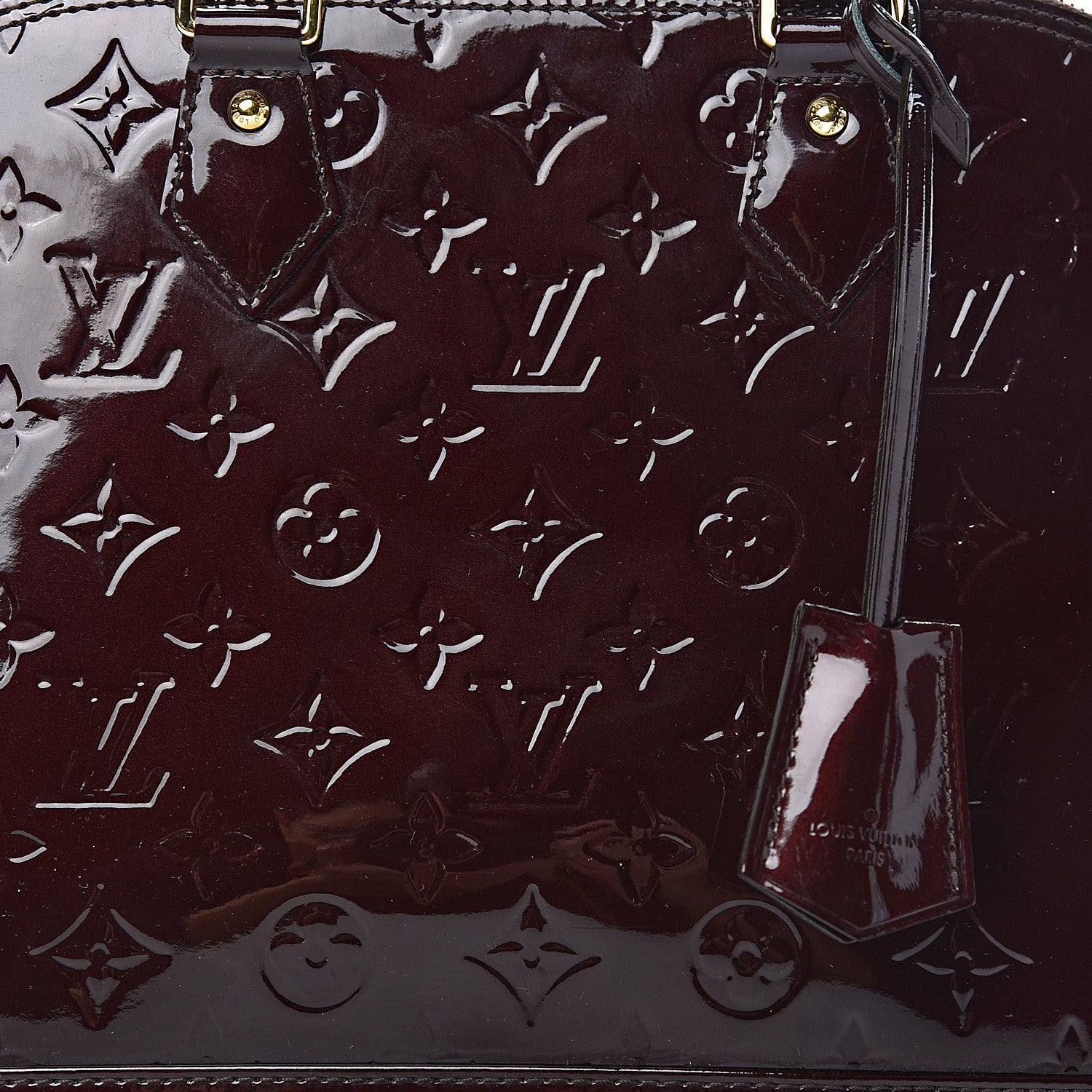 Louis Vuitton Vernis Alma PM Amarante 9 of 9