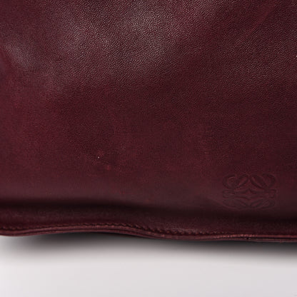 Loewe Nappa Small Flamenco Shoulder Bag Wine 13 of 13