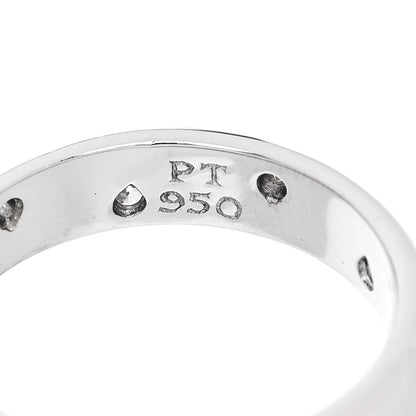 Tiffany Platinum Diamond 4mm Etoile Band Ring 52 6 5 of 5
