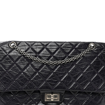 Chanel Aged Calfskin Quilted 2.55 Reissue 227 Flap Dark Purple 5 of 11