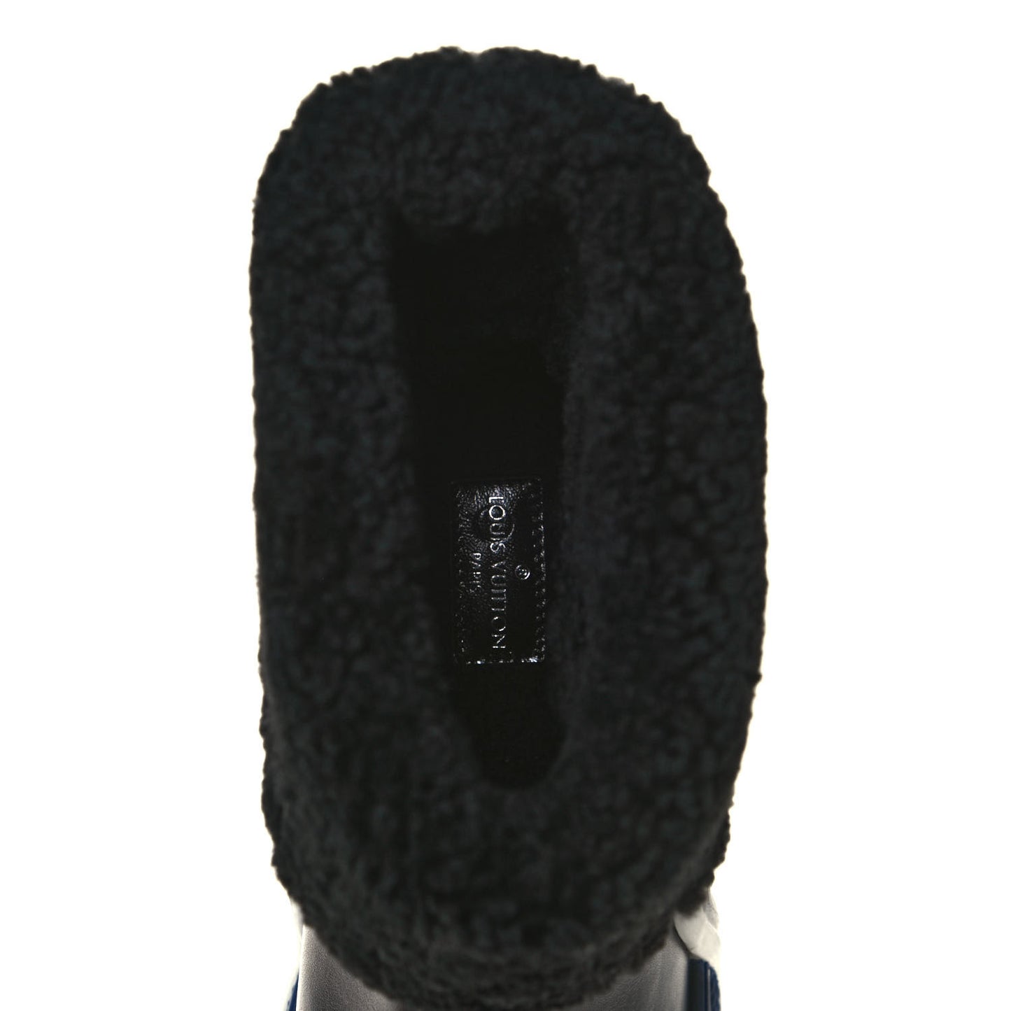 Calfskin Shearling LV Archlight Sneaker Half Boots 37 Black Blue