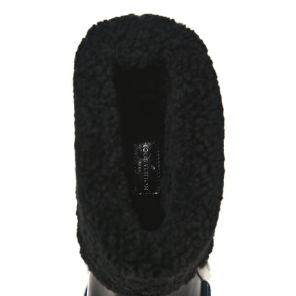 Louis Vuitton Calfskin Shearling LV Archlight Sneaker Half Boots 37 Black Blue 7 of 8