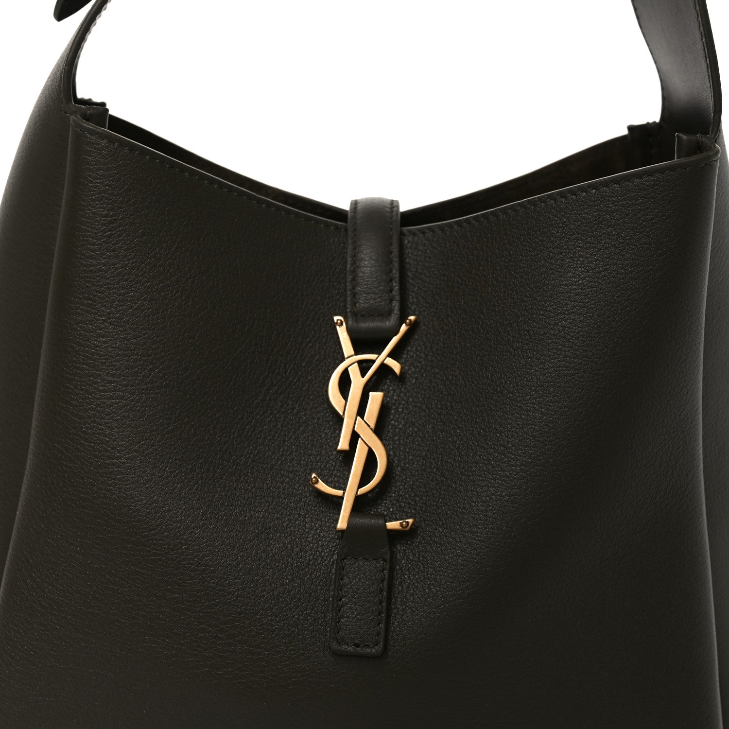 Saint Laurent Supple Calfskin Small Le 5 A 7 Soft Hobo Light Musk 7 of 9
