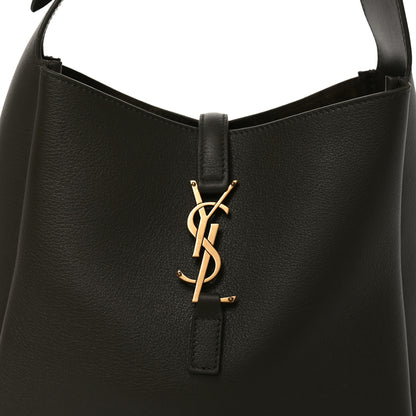Saint Laurent Supple Calfskin Small Le 5 A 7 Soft Hobo Light Musk 7 of 9