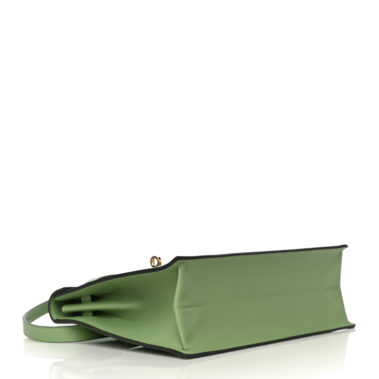 Hermes Evercolor Kelly Danse II Belt Bag Vert Criquet 4 of 10