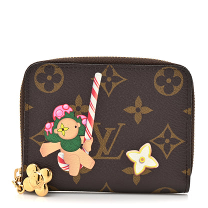 Louis Vuitton Monogram 2024 Christmas Animation Candy Factory Zippy Coin Purse Candy Red 1 of 7