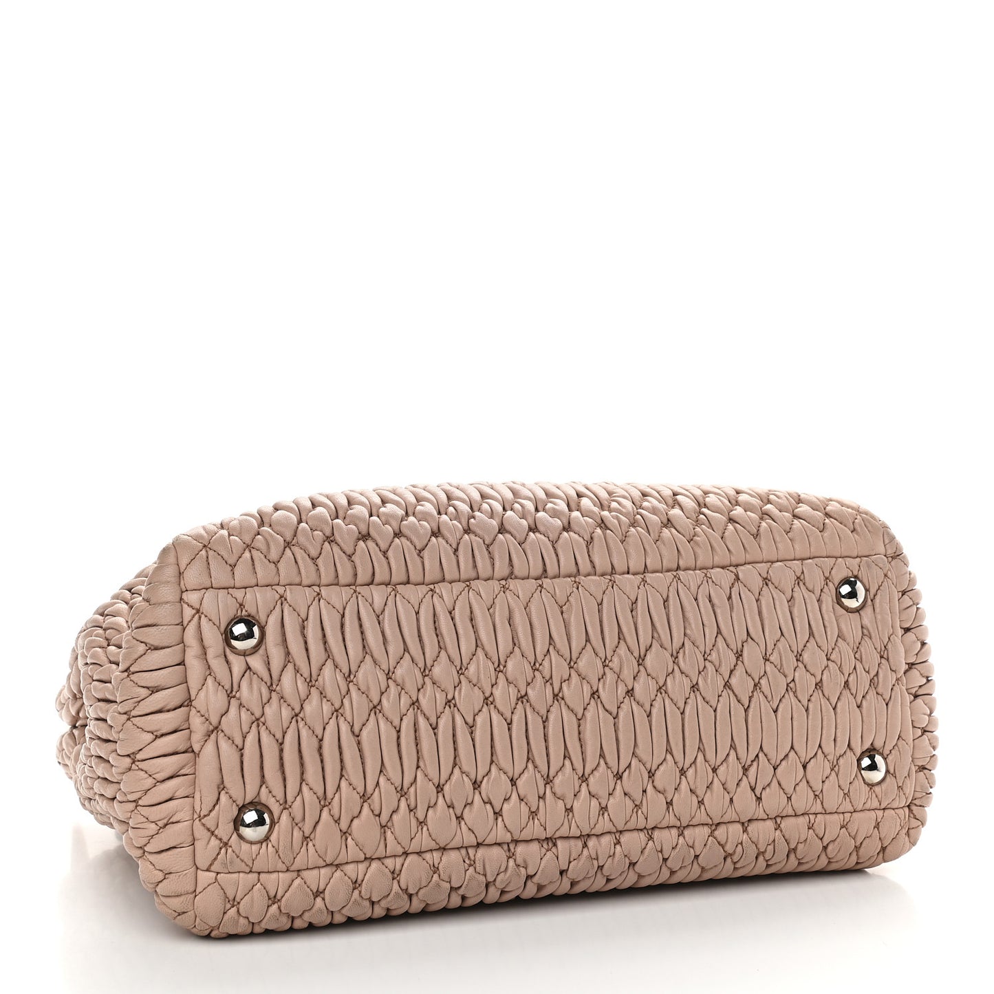 Nappa Matelasse Swarovski Crystal Tote Cammeo