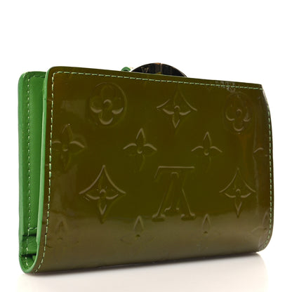 Louis Vuitton LOUIS VUITTON Vernis French Purse Wallet Vert Tonic 3 of 8