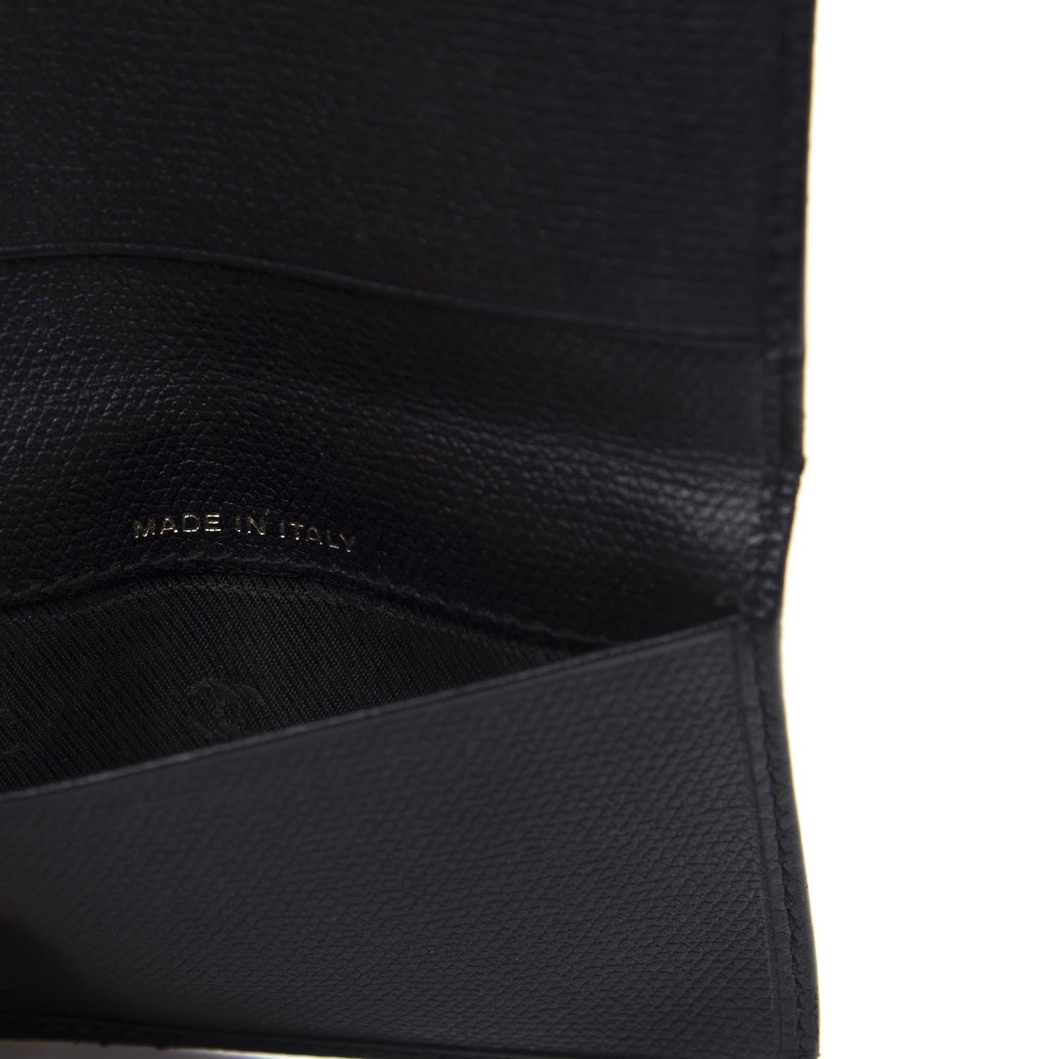 Chanel Grained Calfskin Small CC Button Pocket Agenda Cover Black 9 of 10