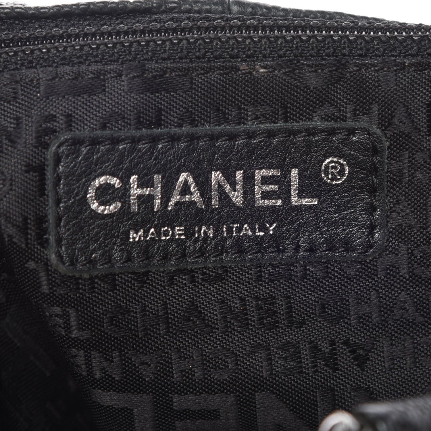 Chanel Distressed Caviar XL Coco Cabas Black 15 of 18