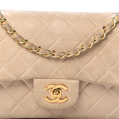 Chanel Lambskin Quilted Small Double Flap Beige 11 of 16