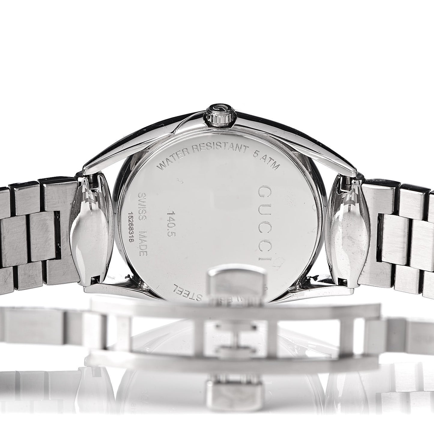 Stainless Steel 34mm Horsebit Quartz Watch