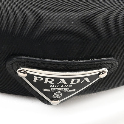 Prada Re-Nylon Metal Triangle Logo Headband Black 5 of 5