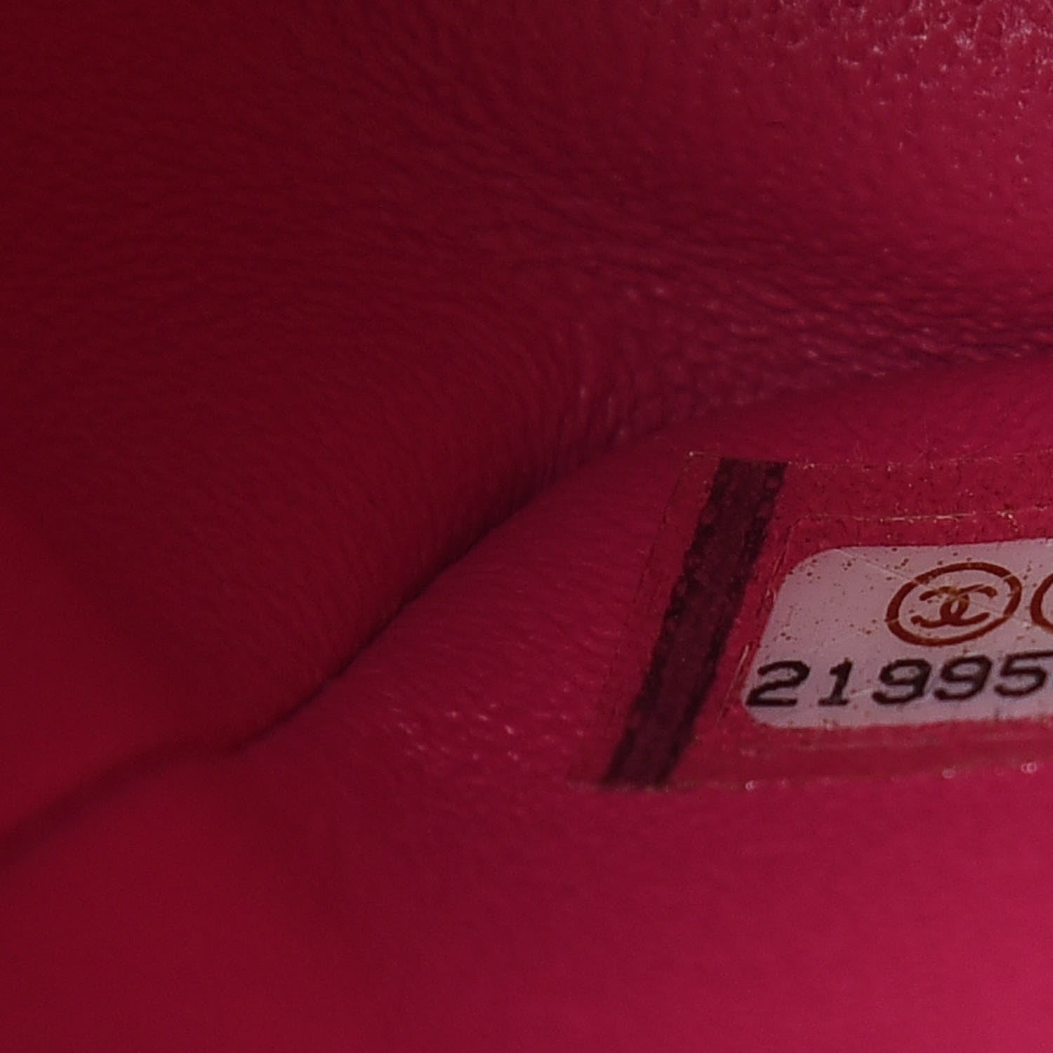 Chanel Lambskin Quilted Mini Square Flap Fuchsia 7 of 9