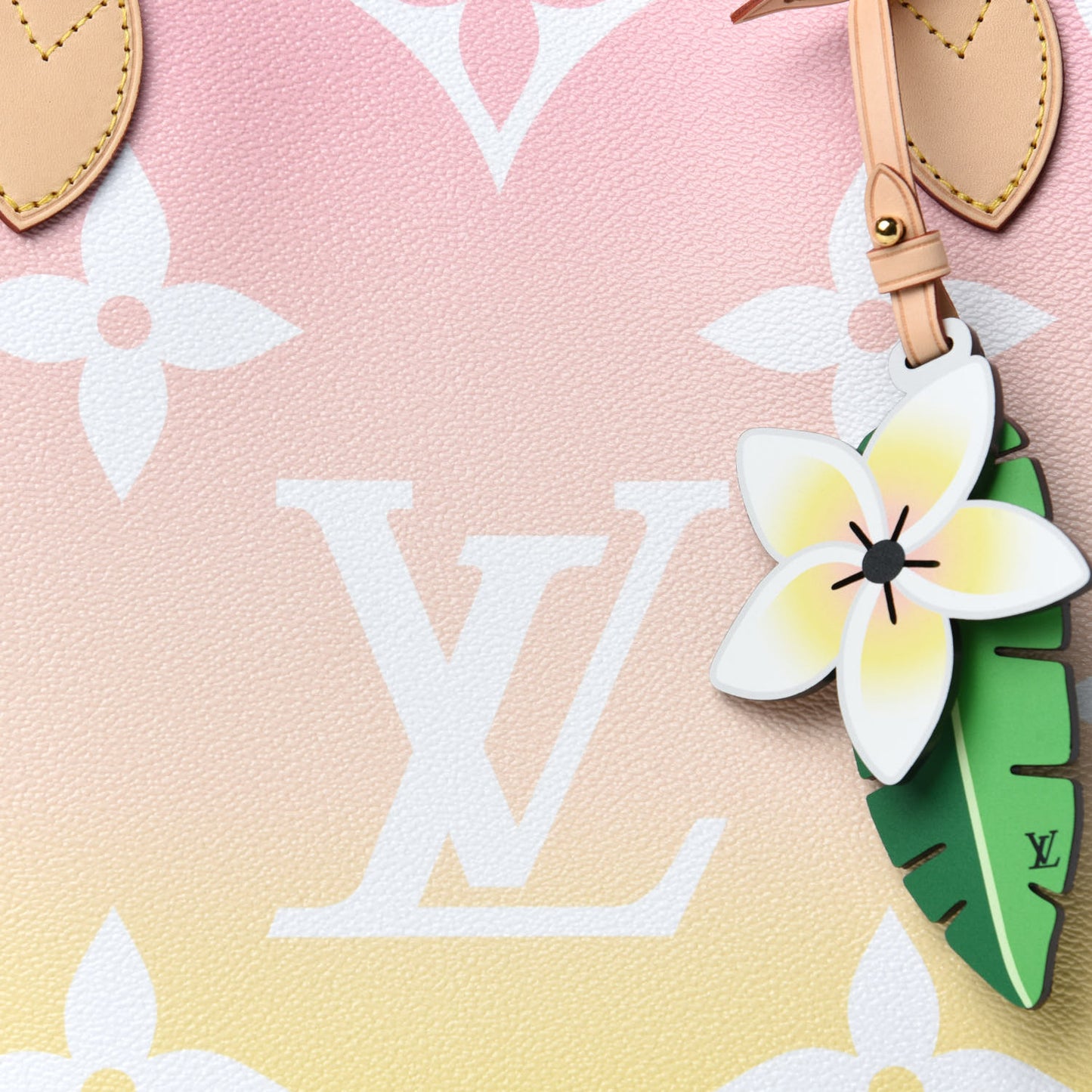 Monogram Giant By The Pool Neverfull MM Light Pink