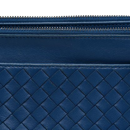 Bottega Veneta Nappa Intrecciato Fold Over Wallet Empire 8 of 11