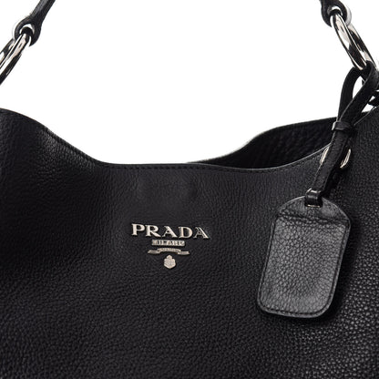 Prada Vitello Daino Hobo Black 19 of 19