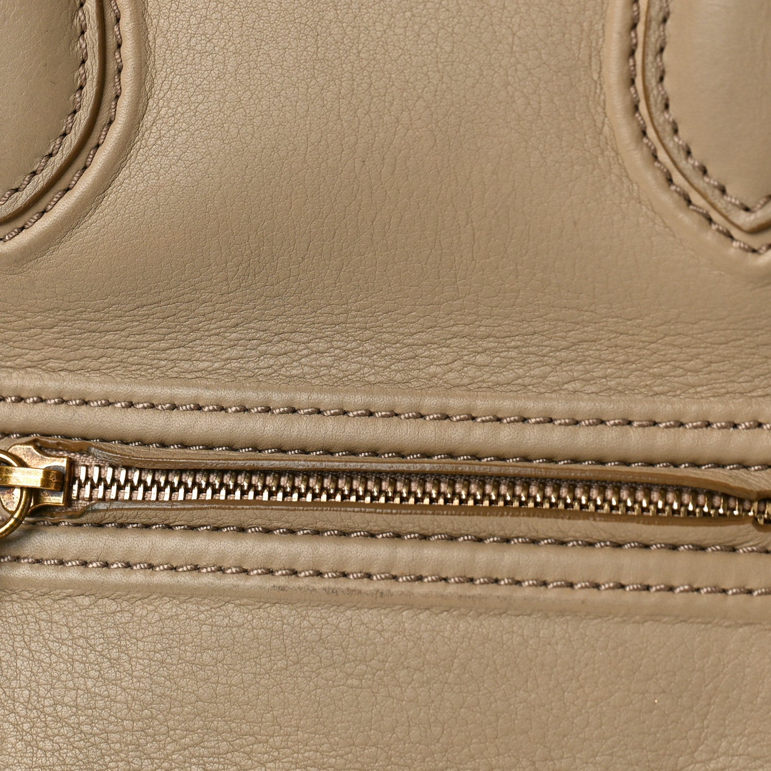 Celine Smooth Calfskin Medium Phantom Luggage Taupe 10 of 13