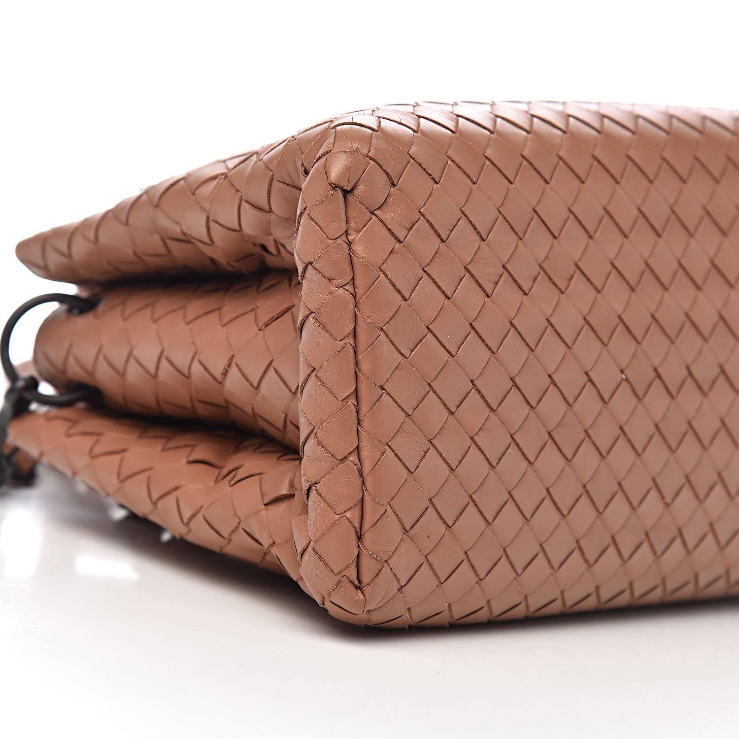 Bottega Veneta Light Calfskin Intrecciato Mini Roma New Cigar 8 of 10