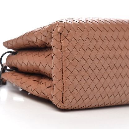 Bottega Veneta Light Calfskin Intrecciato Mini Roma New Cigar 8 of 10