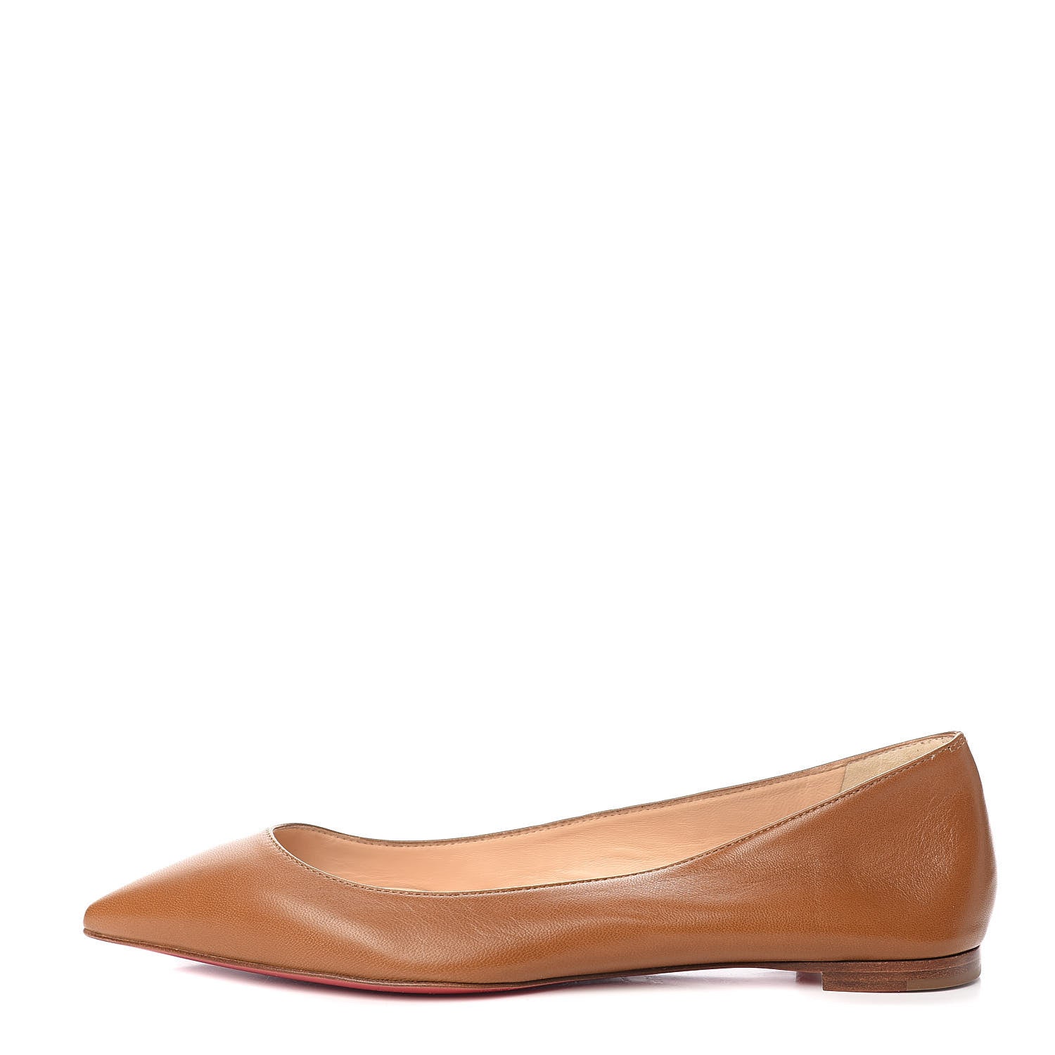 Christian Louboutin Shiny Nappa Ballalla Flats 36.5 Safari 1 of 7