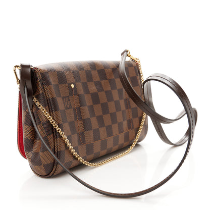 Louis Vuitton Damier Ebene Favorite MM 3 of 13